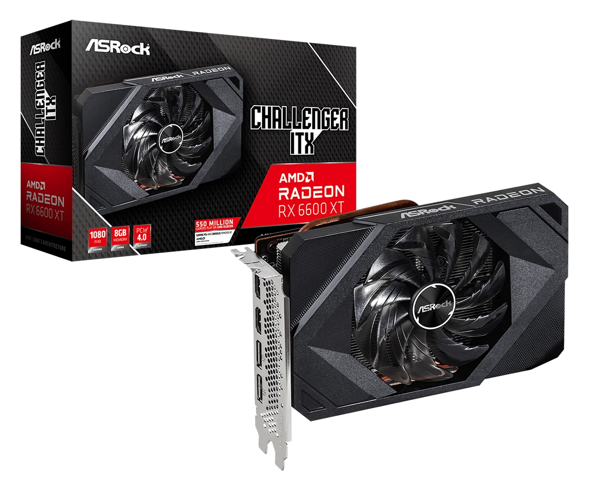 ASRock AMD Radeon RX 6600 XT Challenger ITX 8GB